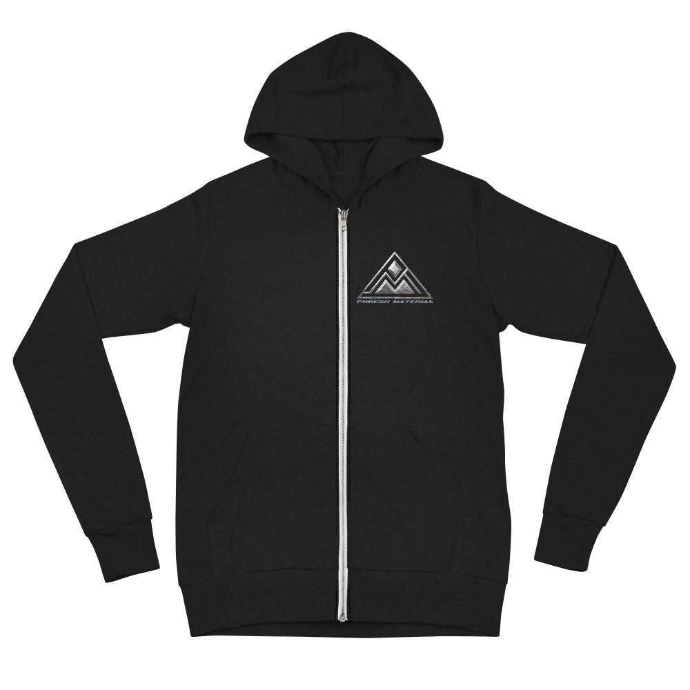 Phresh Material Unisex zip hoodie